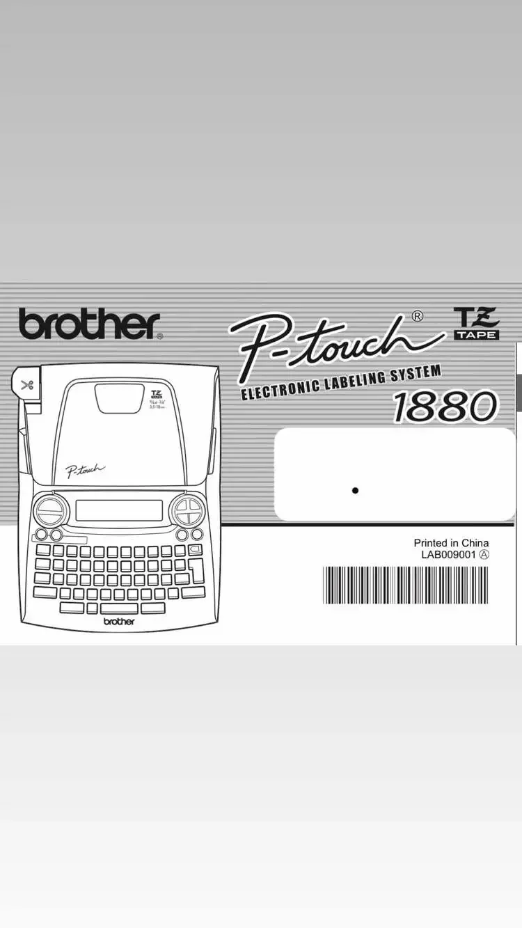 Brother P-touch 1880 Label Maker Replacement Internal Battery Holder Chassis